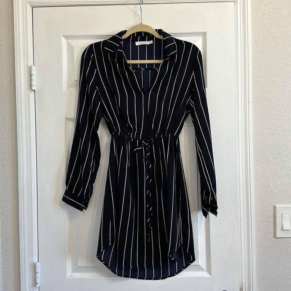 Long sleeve button dress